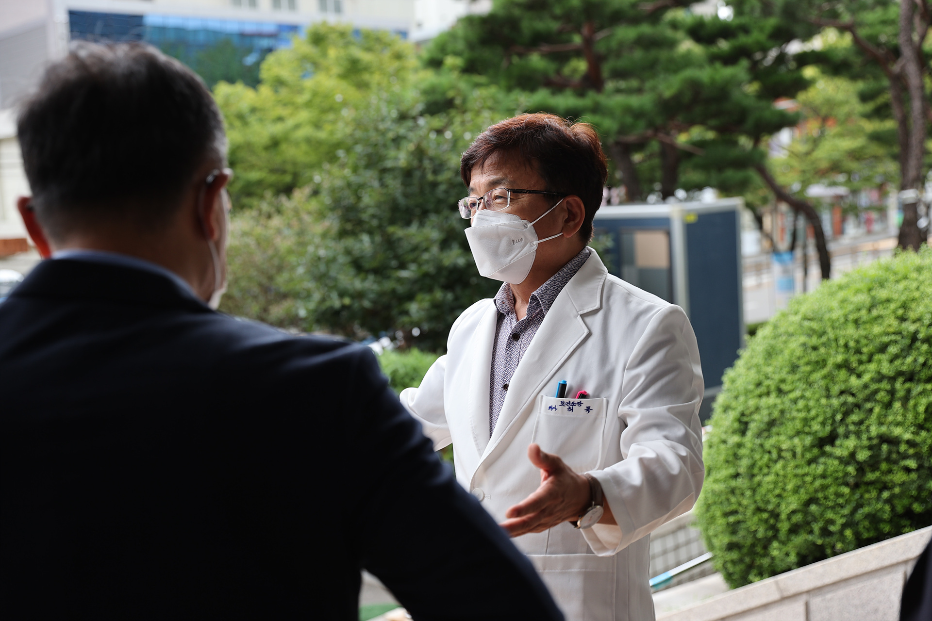 허 목 부산시 남구보건소장 모두발언 사진