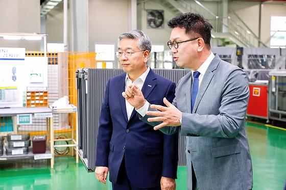 김종호 기보 이사장, 녹색금융 지원기업 방문해 현장애로 청취